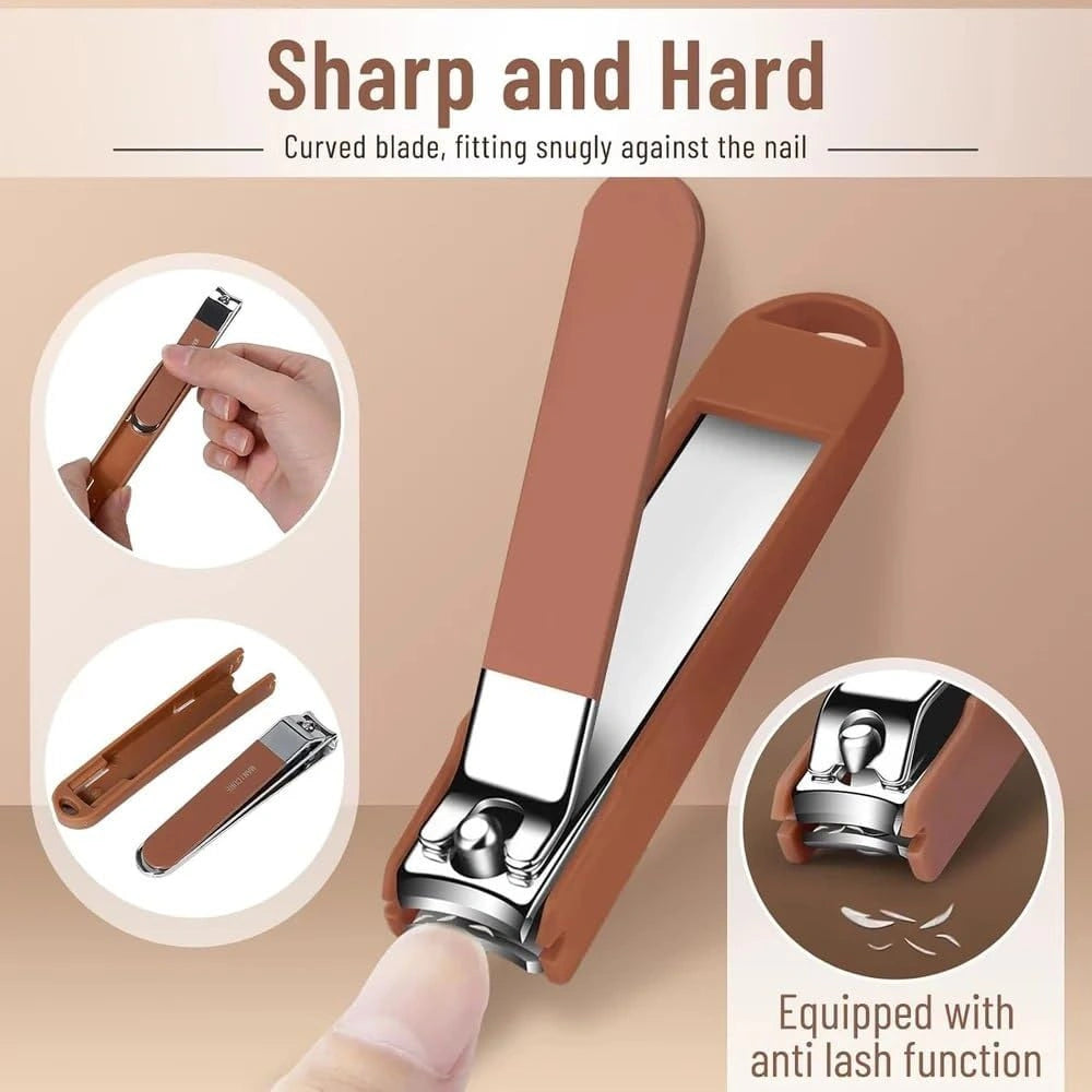 Manicure Pedicure Kit | 6-Piece Nail Clipper Set | Travel Case | Pakistan