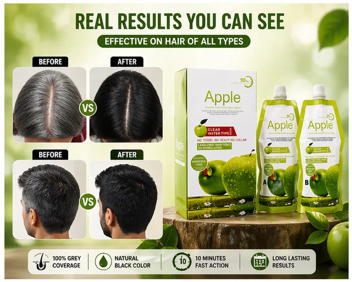 Apple Hair Color – Ammonia Free-100% Original