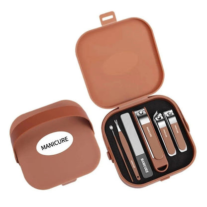 Manicure Pedicure Kit | 6-Piece Nail Clipper Set | Travel Case | Pakistan