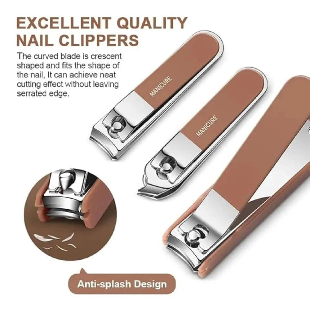 Manicure Pedicure Kit | 6-Piece Nail Clipper Set | Travel Case | Pakistan