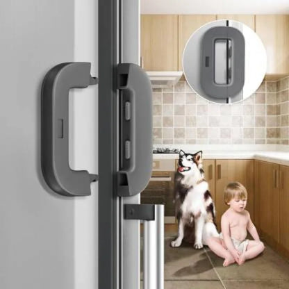 Baby Safety Fridge Lock – Self-Adhesive Refrigerator Door Lock