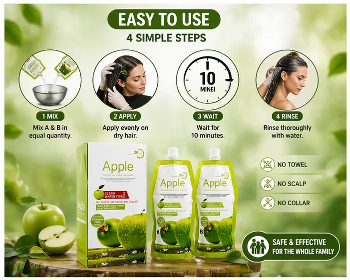 Apple Hair Color – Ammonia Free-100% Original